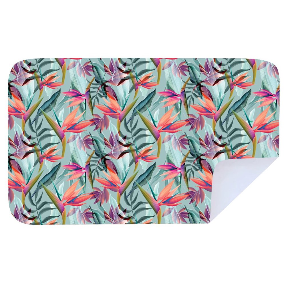 Microfibre XL Printed Towel - Coloured Strelitzia