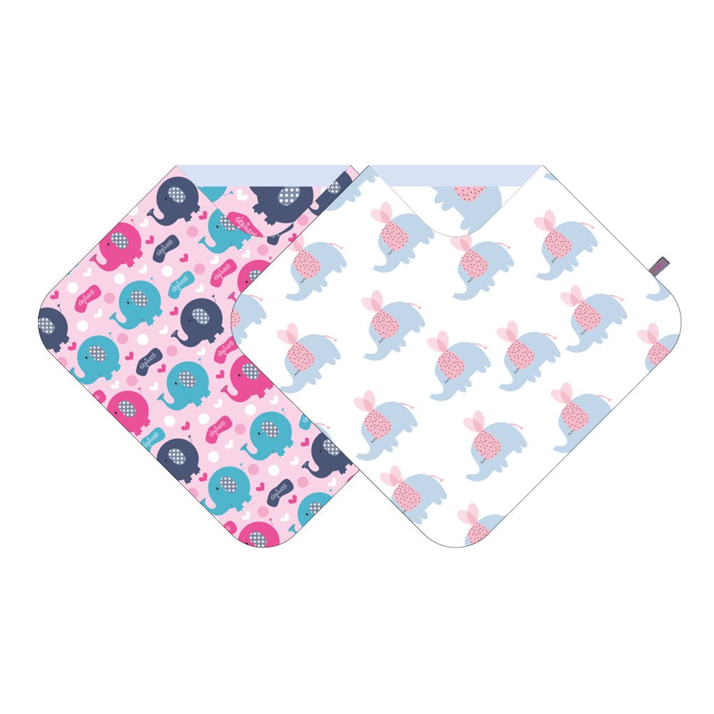 Microfibre baby hooded towels 2 packs - ellie walks / ellie carries