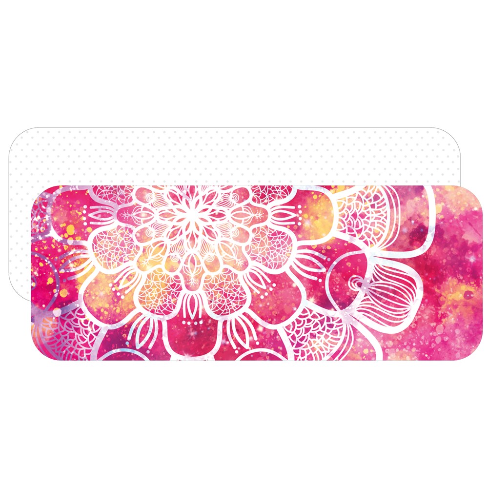 Microfibre Printed NON SLIP Yoga Towel - Pink Flower