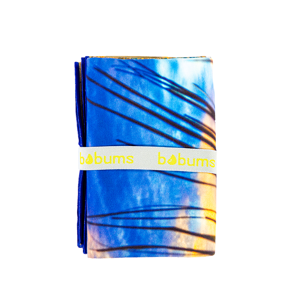 Microfibre Bobums Collection - Double Sided Towel - Secret Sunrise