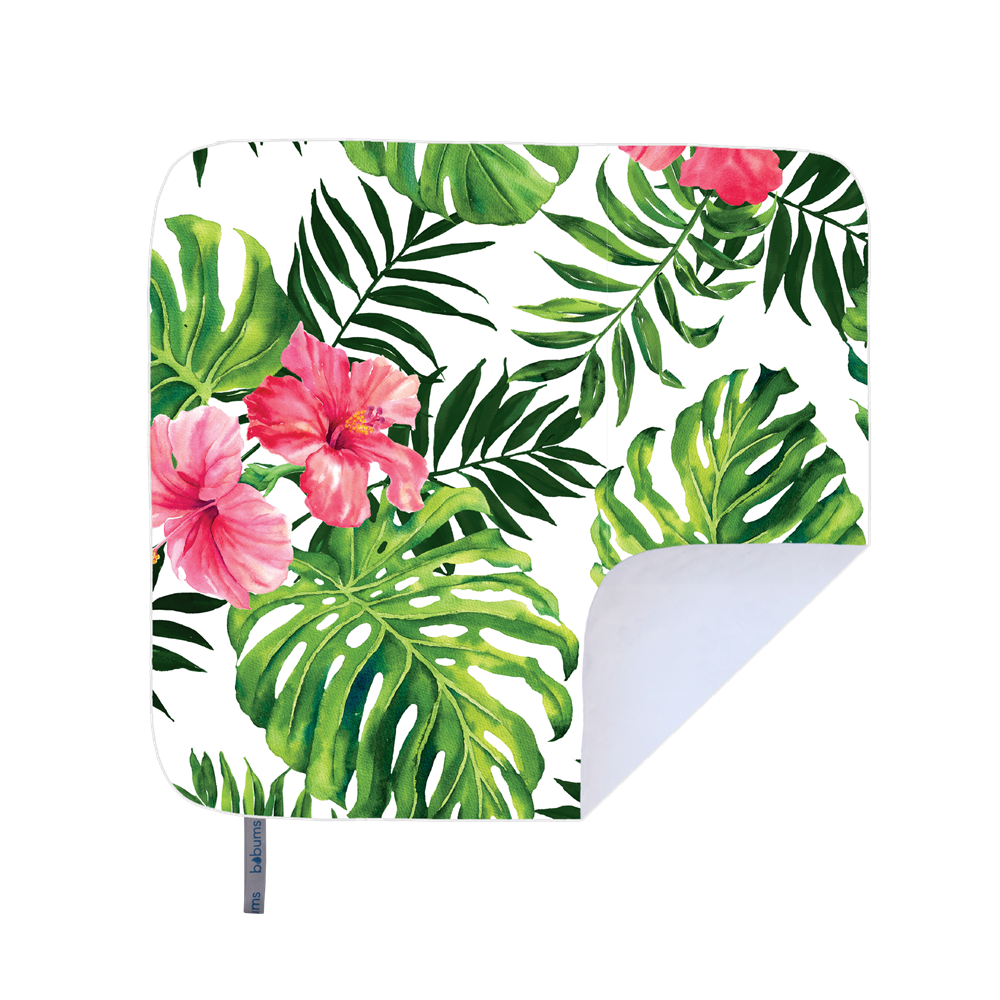 Microfibre - Towel 4 Two - Printed Beach Blanket - Pink Hibiscus