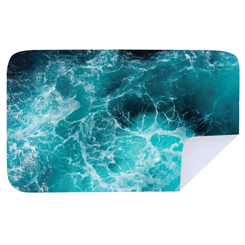 Microfibre XL Printed Towel - Dark sea