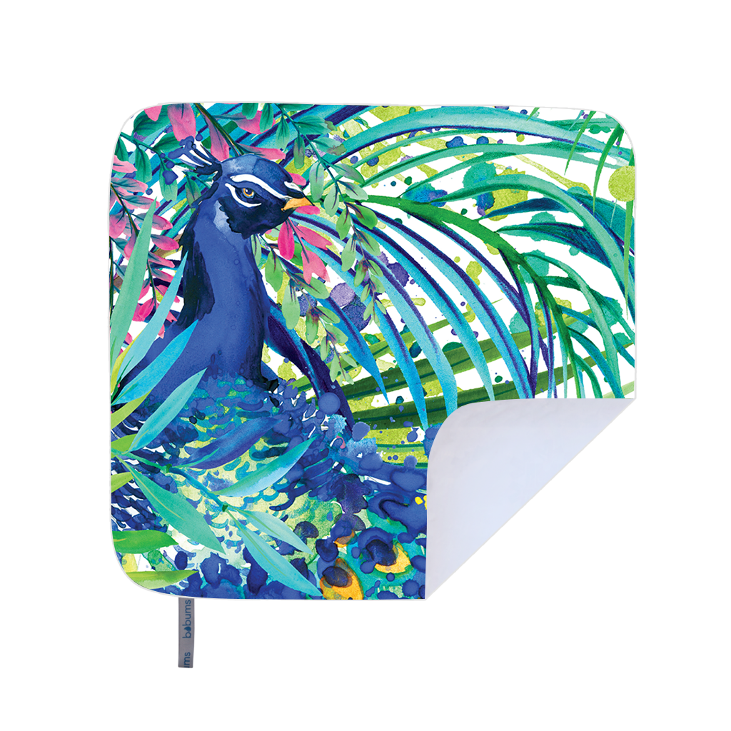 Microfibre - Towel 4 Two - Printed Beach Blanket - Peacock