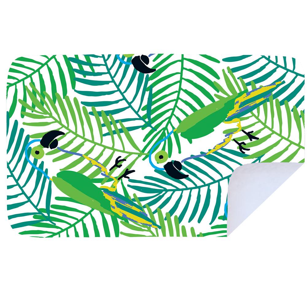 Microfibre XL Printed Towel - Hungry Parrot