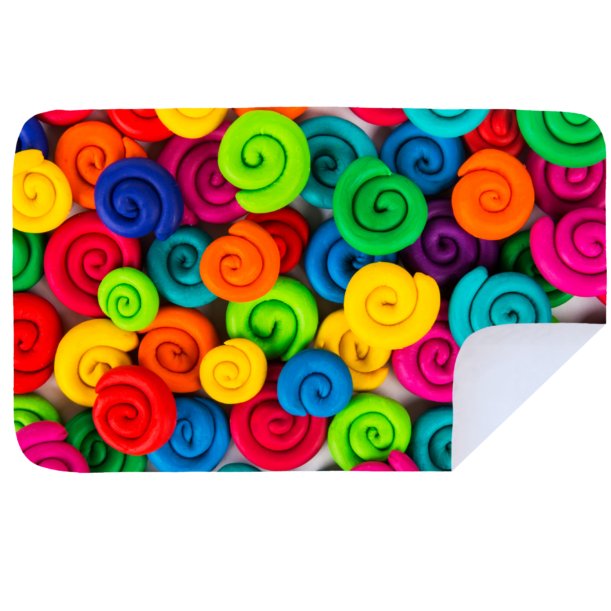 Microfibre XL Printed Towel - Rainbow Snails