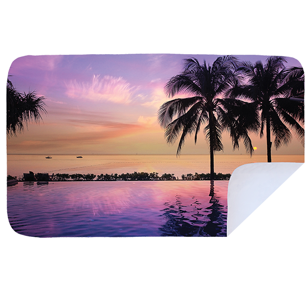 Microfibre XL Printed Towel - Palm paradise
