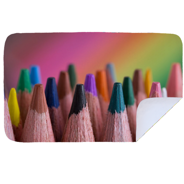 Microfibre XL Printed Towel - Pencil Crayons