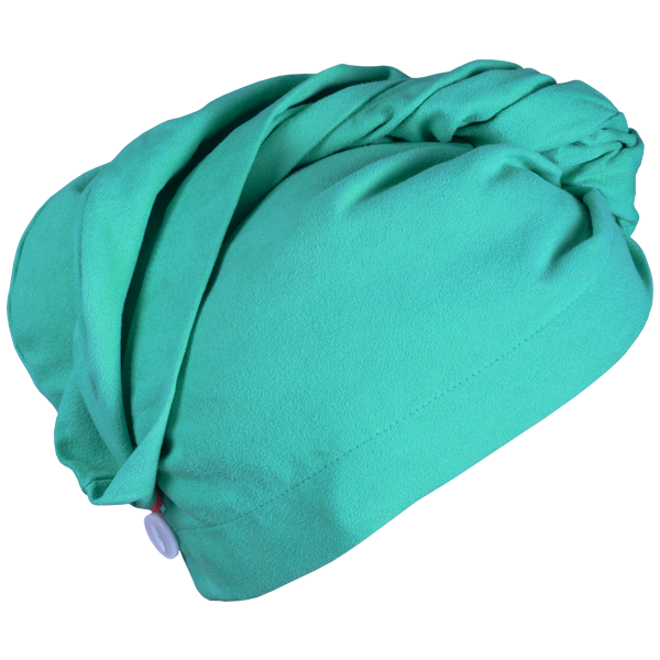 Microfibre Plain Head Towel - Seafoam